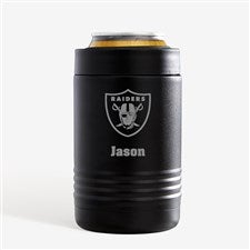 NFL Las Vegas Raiders Personalized Stainless Insulated Beer Can Holder - 36311