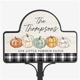 Personalized Magnetic Garden Sign - Family Pumpkin Patch  - 36366