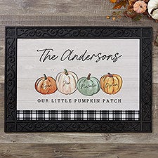 Personalized Doormats - Family Pumpkin Patch - 36370
