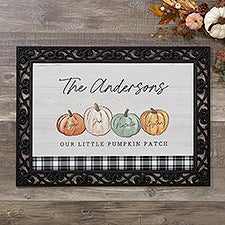 Personalized Doormats - Family Pumpkin Patch - 36370