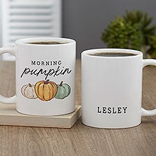 Personalized Coffee Mugs - Fall Family Pumpkins - 36379