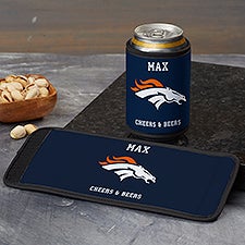 NFL Denver Broncos Personalized Can  Bottle Wrap  - 36389