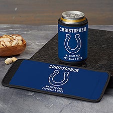 NFL Indianapolis Colts Personalized Can  Bottle Wrap  - 36393