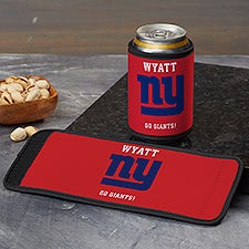 NFL New York Giants Personalized Can & Bottle Wrap  - 36401