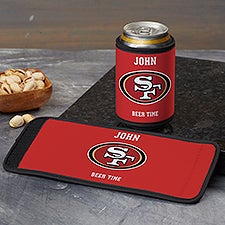 NFL San Francisco 49ers Personalized Can & Bottle Wrap  - 36406