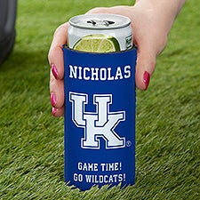 NCAA Kentucky Wildcats Personalized Slim Can Cooler - 36411