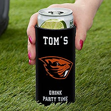 NCAA Oregon State Beavers Personalized Slim Can Cooler - 36421