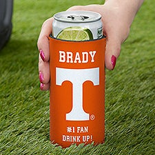 NCAA Tennessee Volunteers Personalized Slim Can Cooler - 36427