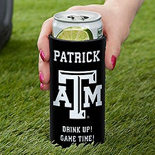 NCAA Texas A&M Aggies Personalized Slim Can Cooler - 36429