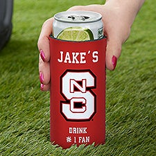 NCAA NC State Wolfpack Personalized Slim Can Cooler  - 36437