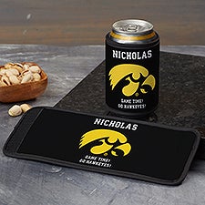 NCAA Iowa Hawkeyes Personalized Can  Bottle Wrap  - 36465