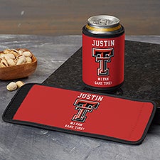 NCAA Texas Tech Red Raiders Personalized Can  Bottle Wrap  - 36479