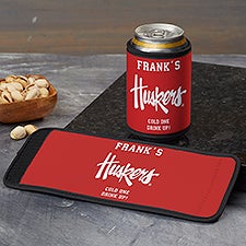 NCAA Nebraska Cornhuskers Personalized Can  Bottle Wrap  - 36487