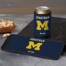 NCAA Michigan Wolverines Personalized Can  Bottle Wrap  - 36492