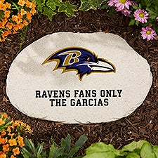 NFL Baltimore Ravens Personalized Round Garden Stone  - 36563