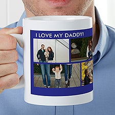 Picture Perfect 5 Photo Personalized 30oz Coffee Mug  - 36574