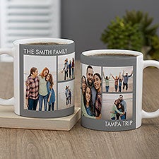 Picture Perfect 6 Photo Personalized Coffee Mugs - 36579