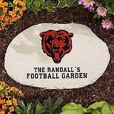 NFL Chicago Bears Personalized Round Garden Stone  - 36582