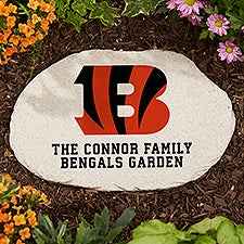 NFL Cincinnati Bengals Personalized Round Garden Stone  - 36583