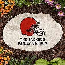 NFL Cleveland Browns Personalized Round Garden Stone  - 36584