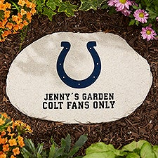 NFL Indianapolis Colts Personalized Round Garden Stone  - 36590