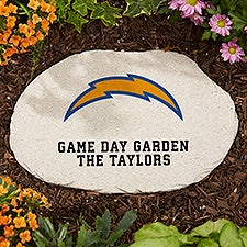 NFL Los Angeles Chargers Personalized Round Garden Stone  - 36592