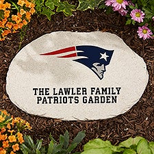 NFL New England Patriots Personalized Round Garden Stone  - 36596