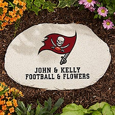 NFL Tampa Bay Buccaneers Personalized Round Garden Stone  - 36605