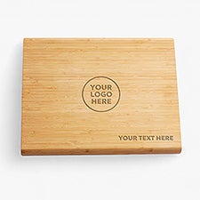 Personalized Logo Bamboo Cutting Board - 14 x 18  - 36615