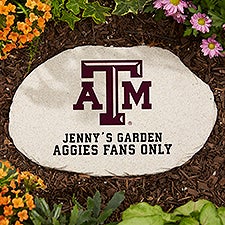 NCAA Texas AM Aggies Personalized Round Garden Stone  - 36621