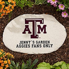 NCAA Texas A&M Aggies Personalized Round Garden Stone  - 36621