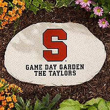 NCAA Syracuse Orange Personalized Round Garden Stone  - 36623