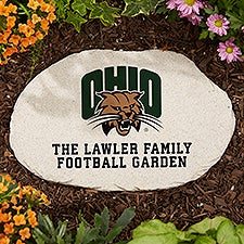 NCAA Ohio Bobcats Personalized Round Garden Stone  - 36627