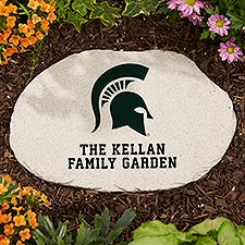 NCAA Michigan State Spartans Personalized Round Garden Stone  - 36631