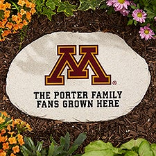 NCAA Minnesota Golden Gophers Personalized Round Garden Stone  - 36633