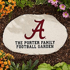 NCAA Alabama Crimson Tide Personalized Round Garden Stone  - 36664