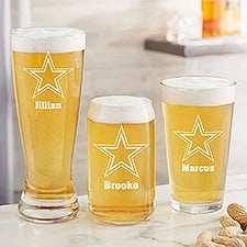 NFL Dallas Cowboys Personalized Beer Glass  - 36674