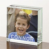Personalized Glass Block Picture Frame Collection - 3670