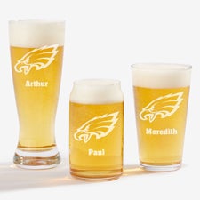 NFL Philadelphia Eagles Personalized Beer Glass  - 36710