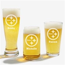 NFL Pittsburgh Steelers Personalized Beer Glass  - 36711