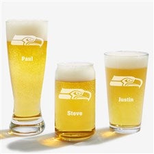 NFL Seattle Seahawks Personalized Beer Glass  - 36713