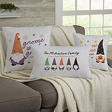 Personalized Throw Pillows - Halloween Gnome - 36721