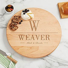 Decorative Name & Initial Personalized Lazy Susan - 36723