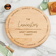 What Happened Today Personalized Lazy Susan - 36733