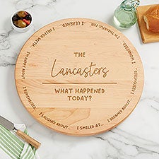 What Happened Today Personalized Lazy Susan - 36733