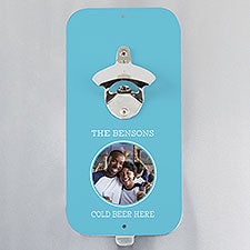 Photo Message Personalized Magnetic Bottle Opener  - 36753