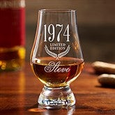 Glencairn Aged To Perfection Personalized Birthday Whiskey Glass - 36758