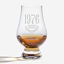 Glencairn Aged To Perfection Personalized Birthday Whiskey Glass - 36758