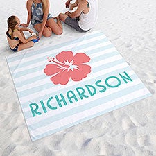 Beach Fun Personalized Beach Blanket  - 36780