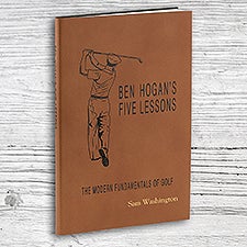 Ben Hogan Five Lessons Personalized Leather Book - 36791D